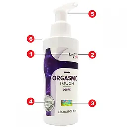 Гель масажний Love Stim Orgasmic Touch 150 мл Desire - мініатюра 2