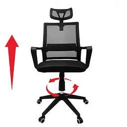Крісло офісне Kontrast Manager Black - мініатюра 4