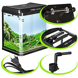 Акваріум Kruger Meier Como Aquarium 16л чорний 32x22x32,5 см (R320B) - мініатюра 6