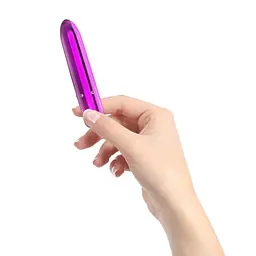 Віброкуль PowerBullet - Pretty Point Rechargeable Purple, 10х1.9 см (фіолетовий) - мініатюра 3