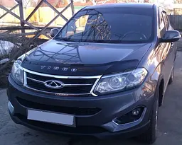 Дефлектор капоту мухобійка для Chery Tiggo 5 2014-2020 Євро Кріплення (Vip Tuning) CR11 - мініатюра 4
