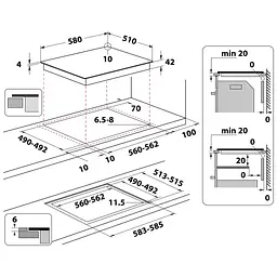 Варочна поверхня Whirlpool AKT8090/NE - мініатюра 5