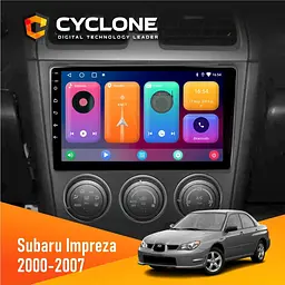 Штатна магнітола Subaru Impreza 2000-2007 Cyclone C9-001 2x32 CPL Cyclone (НФ-00004496)