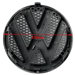 Емблема для Volkswagen T-6 2010-2016 Crafter 2012-2016 D170 мм Передня (7E0 853 601C/D 739) - мініатюра 2