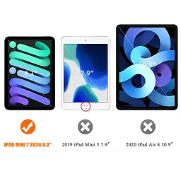 Чохол до планшета BeCover Apple iPad Mini 7 2024 Black (712427) - мініатюра 6