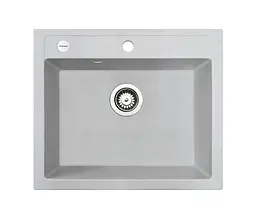 Кухонна мийка Adamant PRIZMA old stone 590x495x200 мм, без крила 59 см