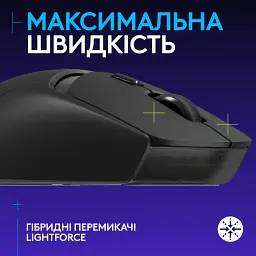 Мышка Logitech G309 Lightspeed Wireless/Bluetooth Black (910-007199) - миниатюра 2