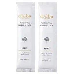 Маска для обличчя d'Alba Vegan Sleeping Pack Kit 4 мл 2 шт. (DLB090)
