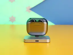 Навушники Samsung Galaxy Buds3 Pro Silver (SM-R630NZAA) Б/В - мініатюра 5
