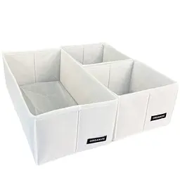 Набір коробочок ORGANIZE  в дитячий комод MINI (білий) - мініатюра 2