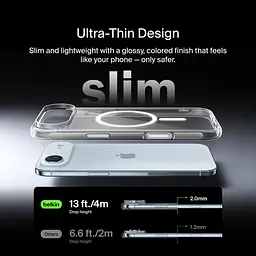 Чохол Belkin для iPhone Air, Magnetic Protective Clear teh0019376 - мініатюра 5