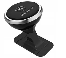 Тримач Baseus 360° Adjustable Magnetic Phone Mount Silver - мініатюра 2