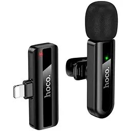 Мікрофон Hoco L20 Lightning Fair wireless microphone 2.4G 5-15m чорний