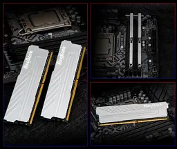 Пам'ять 16Gb DDR5, 5600 MHz, KingBank, Silver, 36-36-36-80, 1.35V, з радіатором (K5.01.FP05DD7202) - мініатюра 2