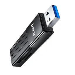 Кардрідер Hoco HB20 Mindful 2-in-1card reader ( USB3.0 ) Black