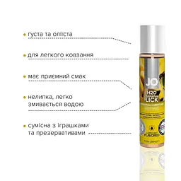 Лубрикант на водній основі System JO H2O, 30 мл, Бананове облизування - мініатюра 3