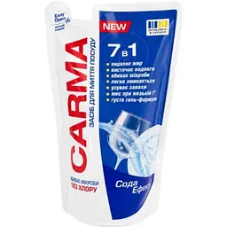 Засіб для миття посуду Carma Doypack Лимон 400 мл