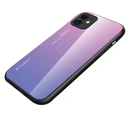 Чохол бампер Primolux Gradient Glass для Apple iPhone 11 Pink - мініатюра 3