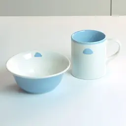 Чашка МВМ My Home, 300 мл, блакитна (KP-47 BLUE) - мініатюра 3