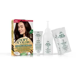 Фарба для волосся Wella Soft Color відтінок 30 Темно-коричневий (3614228865869) - мініатюра 5