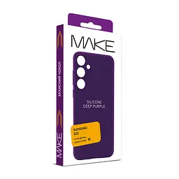 Чохол MAKE Samsung S25 Silicone Deep Purple - мініатюра 2