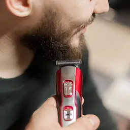 Машинка для стрижки волосся Geemy GM-592, чоловічий триммер 10в1, акумуляторний, чорний - мініатюра 7