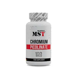 Вітаміни та мінерали MST Nutrition Chromium Picolinate, 100 капсул
