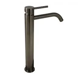 Змішувач для раковини високий Paffoni Light без донного клапана black nickel brushed LIG081NKNSP, Никель - мініатюра 2