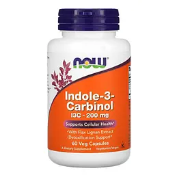 Індол-3-Карбінол Indole-3-Carbinol 60 капсул NOW vit0005903