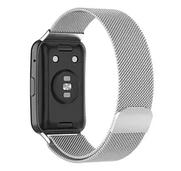 Міланський магнітний ремінець Primolux для смарт-годинника Huawei Watch Fit (TIA-B09) Silver - мініатюра 2