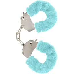 Наручники Toy Joy Furry Fun Cuffs 28 см блакитний