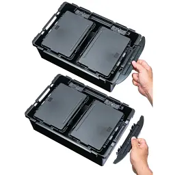 Коробка Meiho TRANS FORM A (VS-7090A) 361x246x111mm Black - мініатюра 4