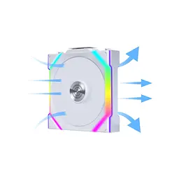 Кулер до корпусу Lian Li Uni Fan SL WIRELESS 120-1, White (G99.12SL1W1W.00) - мініатюра 7