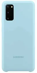 Чохол силіконовий Silicone Cover SM-G980 для Samsung Galaxy S20 (6.2") Sky Blue