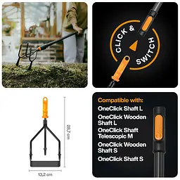 Розпушувач-плоскоріз Fiskars OneClick 13 см (1080685) - мініатюра 2