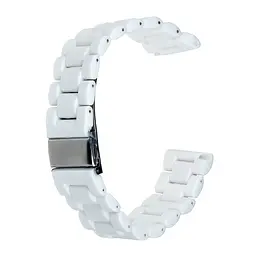 Ремінець Ceramic 22 mm Watch Gear S3/ Watch 46 mm/Xiaomi Amazfit White - мініатюра 2