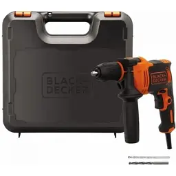 Дриль Black&Decker 550 Вт, кейс (BEH550K) - мініатюра 3