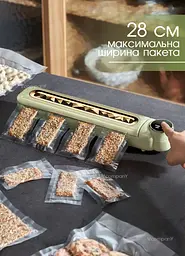 Домашній вакууматор для продуктів 90 Вт Кухонний вакуумний пакувальник, Вакуматор, Спаювач - мініатюра 7