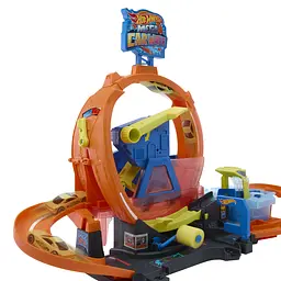 Ігровий набір Hot Wheels Автомийка: Мегапетля серії Зміни колір (JHL97) - мініатюра 4