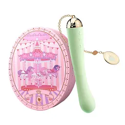 Вібратор для точки G з підключенням до телефону Zalo Momoko Melon Green