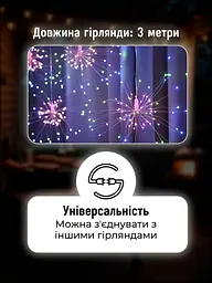 Гірлянда-штора — Феєрверк - мініатюра 6