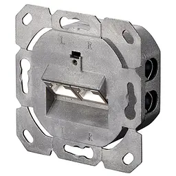 Комп'ютерна розетка Digitus 2xRJ45 STP, cat. 6, для відкритої проводки (DN-9006-N) - мініатюра 5