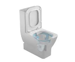 Унітаз Sanwerk в комплекті зі зливним бачком та кришкою - COMPACT EMMASQUARE (SW0003073) - мініатюра 2