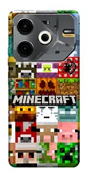 Чохол Demsky Minecraft collage для TECNO Pova 6 Neo (LI6)