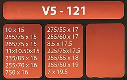 Ланцюги протиковзання V5-121 на колеса R15 - R19 16 mm позашляховик вантажівка (EL 100 628) - мініатюра 9