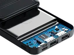 Power Bank Awei P5K 10000mAh Black UA - мініатюра 3