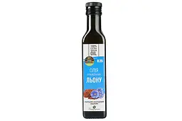 Олія льону, холодний віджим (250ml) "Біорозторопша"