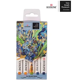Набір пензлів-ручок Ecoline Brushpen Van Gogh Museum 5 кол Royal Talens (8712079456870)