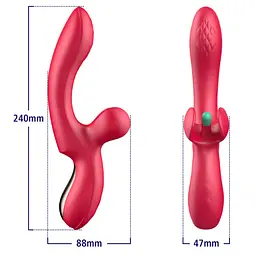 Вібратор Erospace Sweet Play G-Spot Critoral Flappinng Vibrator A16 62050070-0016 104546 - мініатюра 5