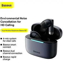 Навушники Baseus True Wireless Earphones Bowie E9 (NGTW120002) білі - мініатюра 4